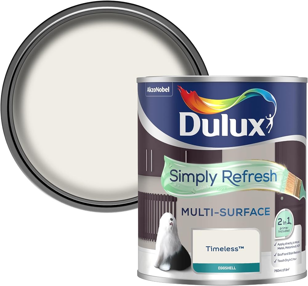 Dulux Simply Refresh Multi Surface Eggshell Timeless 750ml 2 in 1 Primer