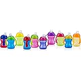 NubyTwo-Handle No-Spill Super Spout Grip N' Sip Cu (4 Count, CMV)