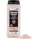 Soeos Himalayan Pink Sea Salt Fine 39oz (1.1kg), Kosher, Fine Grain, Nutrient and Mineral Dense for Health, Pink Salt, Pink S