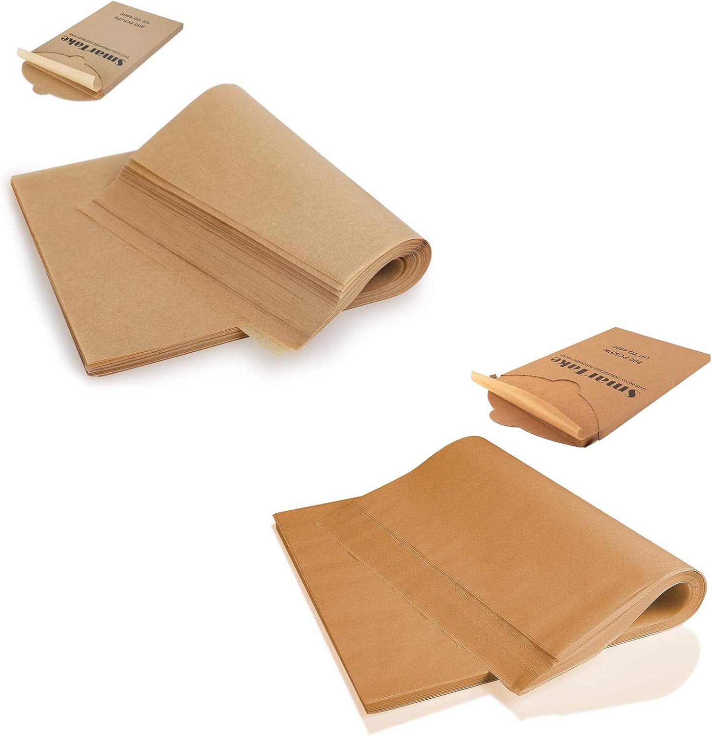 SMARTAKE 200 Pcs 12×16 Inches Parchment Paper Baking Sheets