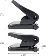 Rapesco PF835PB2 Germ-Savvy Antibacterial 40-Sheet 2-Hole Punch Black view 6