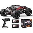 VEVOR 1:10 Large RC Car Remote Control Truck with Lights, All Terrain 4WD Off-Road Monster Truck 38 km/h High Speed with 45° Wheelie and 2 Batteries, Hobby Racing Car - Xmas Gift for Adults Boys IPX4