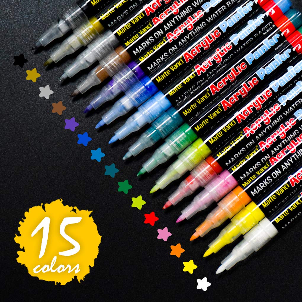 fine line acrylic paint pens