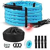 Heated Water Hose for Rv (30ft L x 5/8"ID) 4.0 Upgraded Function with Energy Saving Thermostat to Keep Drinking Water Running