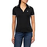 Nautica Womens Polo Scalloped Short Sleeve Scalloped Polo