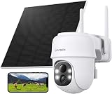 Cinnado 4G LTE Solar Security Camera 2K Outdoor IP65 PIR Night Vision