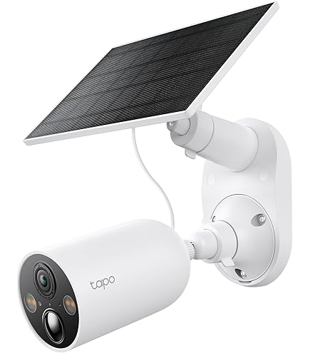 TP-Link Tapo Solar-Powered Security Camera Kit, 2K Wireless