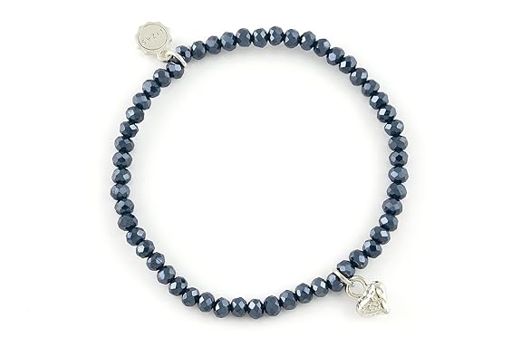 Lizas Armband'Heartville' Schmuckarmband mit kleinen facettierten Steinen und einem Herzen