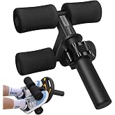 AmazeFan Tib Bar, Tibialis Trainer Leg Workout, Knees Over Toes Tibia Dorsi Calf Machine for Strength Training Calves/Shins/Ankles and Ripping Lower Leg Muscles, Fit 2" Weight Plates and All Shoe Size