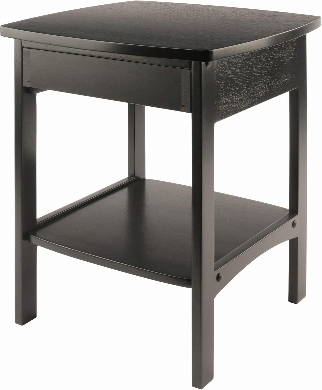 Winsome Wood Claire Accent Table, Black: Kitchen & Dining