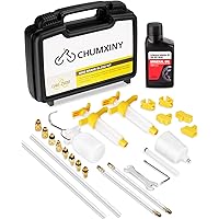 CHUMXINY Brake Bleed Kit for Shimano, TEKTRO Hydraulic Disc Brakes. MTB Brake Bleed Kit Includes Brass Connector, 150ML Miner