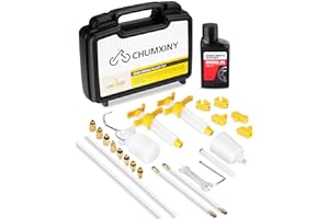 CHUMXINY Brake Bleed Kit for Shimano, TEKTRO Hydraulic Disc Brakes. MTB Brake Bleed Kit Includes Brass Connector, 150ML Miner