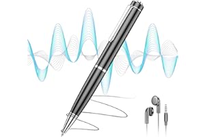 TALLKCODER 64GB Digital Voice Recorder - Portable Recording Device with Playback, Voice Activated Recorder with Noise Reduction for Interviews/Meeting/Classes, Audio Recorder Transfer File to Computer