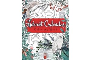 Advent Calendar Colouring Book: Christmas Mandalas for Adults