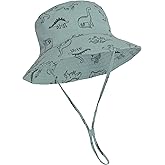 Baby Sun Hat Toddler Bucket Hats Summer Sun Protective Kids Beach Hats Wide Brim Outdoor Camping Hat for Boys Girls