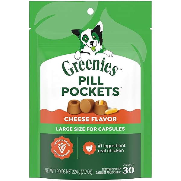 GREENIES PILL POCKETS FOR DOGS LARGE SIZE, DOG...
