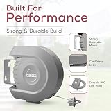 Quebec 15m Heavy Duty Retractable Washing Line Wall Mounted Outdoor view 4