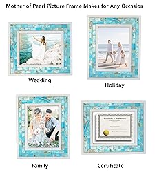 GIFTME 5 Picture Frame 5x7 Mother of Pearl Mosaic