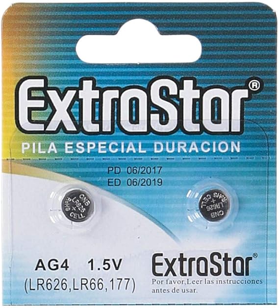 AG4 Button Batteries 1.5 V 377 LR626, SG4 SR66, SR626 x1 A Pack of 10 Amazon.co.uk Kitchen & Home