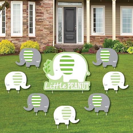 Amazon Com Green Elephant Yard Sign Outdoor Lawn Decorations