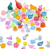 GSrenyu 50 Pcs Mini Resin Animals 50 Styles Tiny Figures view 9