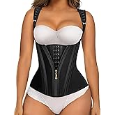 SHAPERX Waist Trainer Corset for Women Tummy Control Sport Girdle Hourglass Waist Cincher Body Shaper with Steel Boned