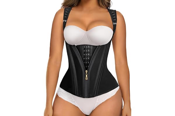 SHAPERX Waist Trainer Corset for Women Tummy Control Sport Girdle Hourglass Waist Cincher Body Shaper with Steel Boned