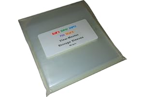 Rob's Super Happy Fun Store Clear Storage Sleeves for View-Master Reels/Packets - 50 pcs