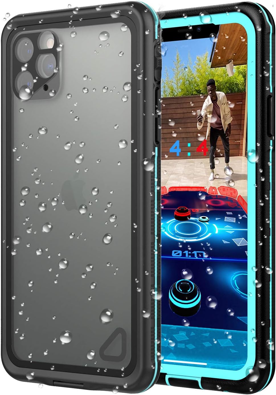 PINGTEKOR iPhone 11 Pro Max Waterproof Case,Retail Packaging,IP68 Full Sealed Snowproof Dustproof Shockproof Heavy Duty Protection Cover with Screen Protector for iPhone 11 Pro Max