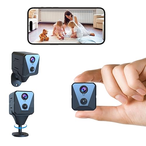 2025 Upgraded Security Camera, 4K HD Mini Nanny Cam for Home with