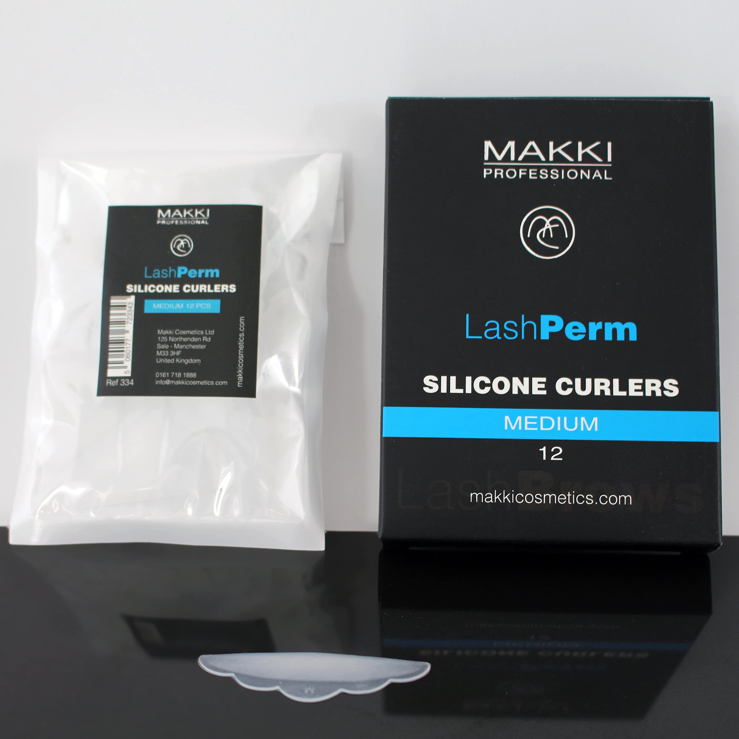 Makki 12 Medium Silicone Eyelash Eye Lash Lift Perm Curling Curlers Silicon Rods