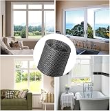 Flintronic Fly Screens for Windows 120x250cm Fiberglass Insect Mesh Black view 7
