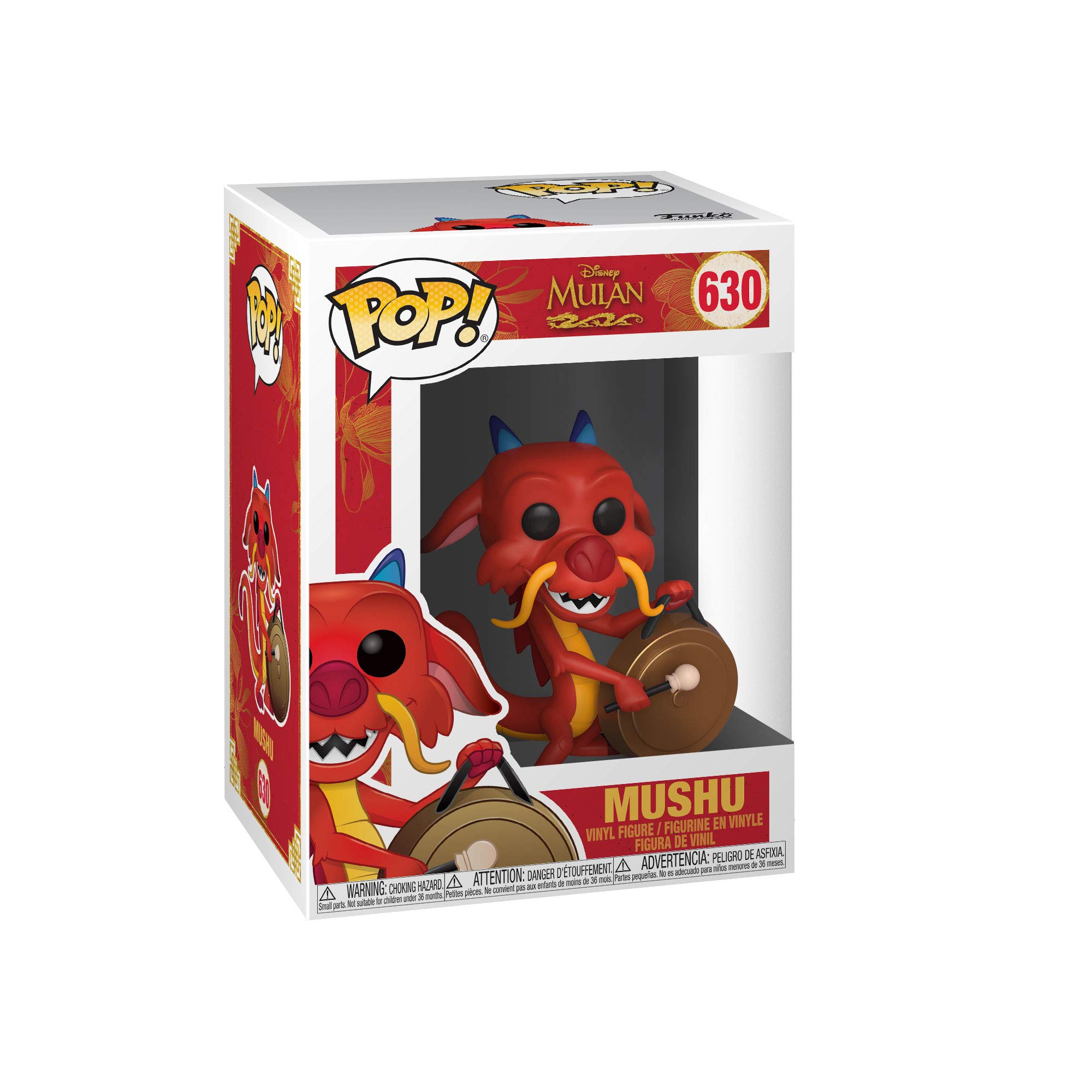 Funko POP! Disney: Mulan - Mushu With Gong - Collectable Vinyl Figure - Gift Idea - Official Merchandise - Toys for Kids & Adults - Movies Fans - Model Figure for Collectors and Display — image 1