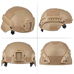 SANYETS Tactical Helmet, MICH Airsoft Helmet with