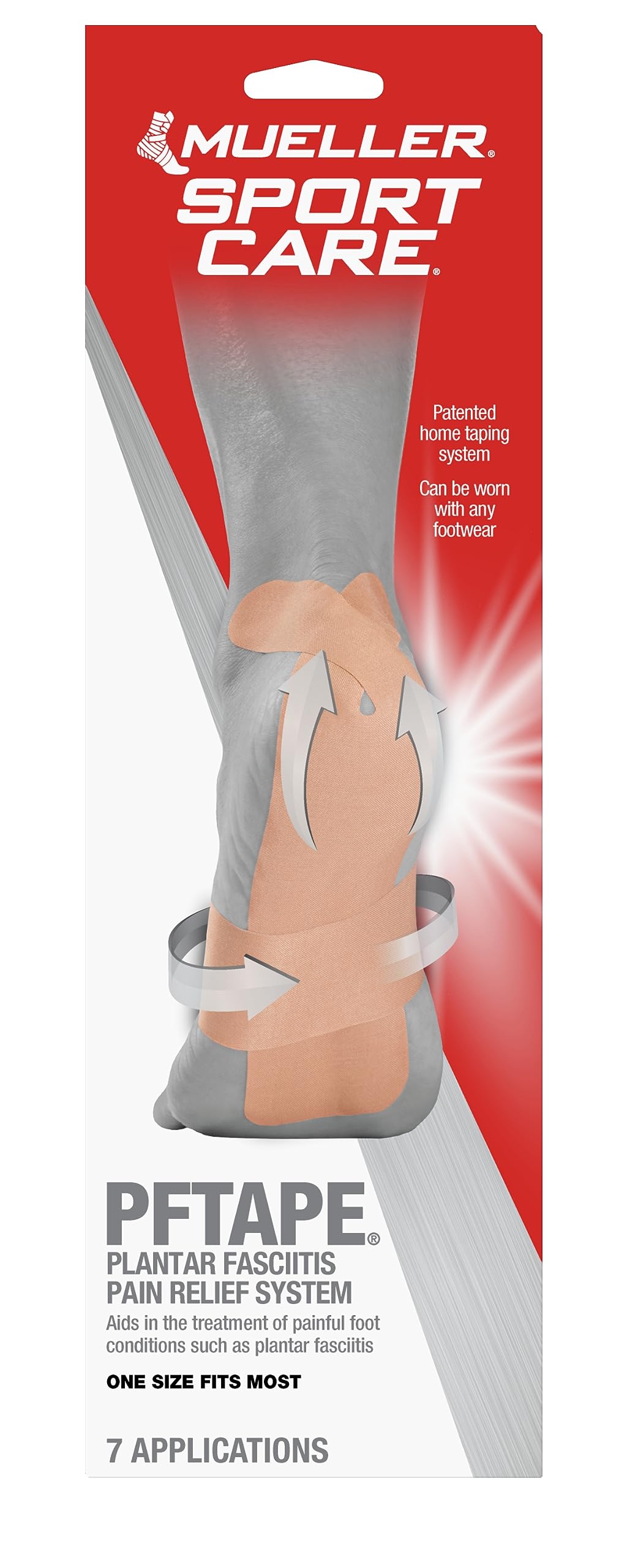 Photo 1 of PFT Tape - Plantar Fascitias - 7 count (ROL)