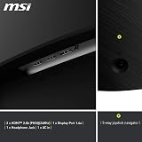 MSI MAG 32C6X 32 Inch FHD Curved Monitor 1500R 250 Hz OC 1ms MPRT view 6