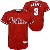 Bryce Harper Philadelphia Phillies MLB Kids 4-7 Red Alternate Player Jersey