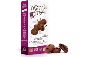 Homefree Mini Double Chocolate Chip Cookie Box, Gluten Free, Nut Free, Vegan, School Safe and Allergy Friendly Snack, 5 oz. Box (Pack of 1)