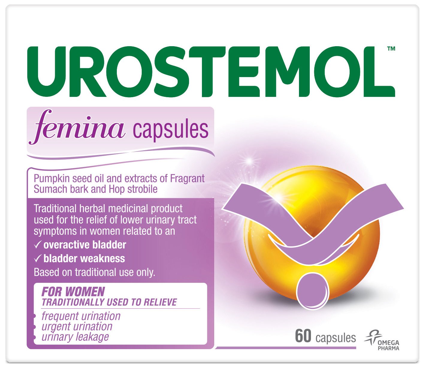 Urostemol Femina Capsules, Pack of 60 Capsules - Buy ...