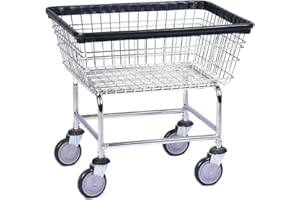 EVERSTRONG COMMERCIAL PRODUCTS WB 300 Everstrong Superior Wire Laundry Cart, 2.8 Bushel, Chrome