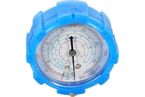 Mobestech Air Conditioning Meter Air Conditioner Pressure Gauge Charging Gauge Abs