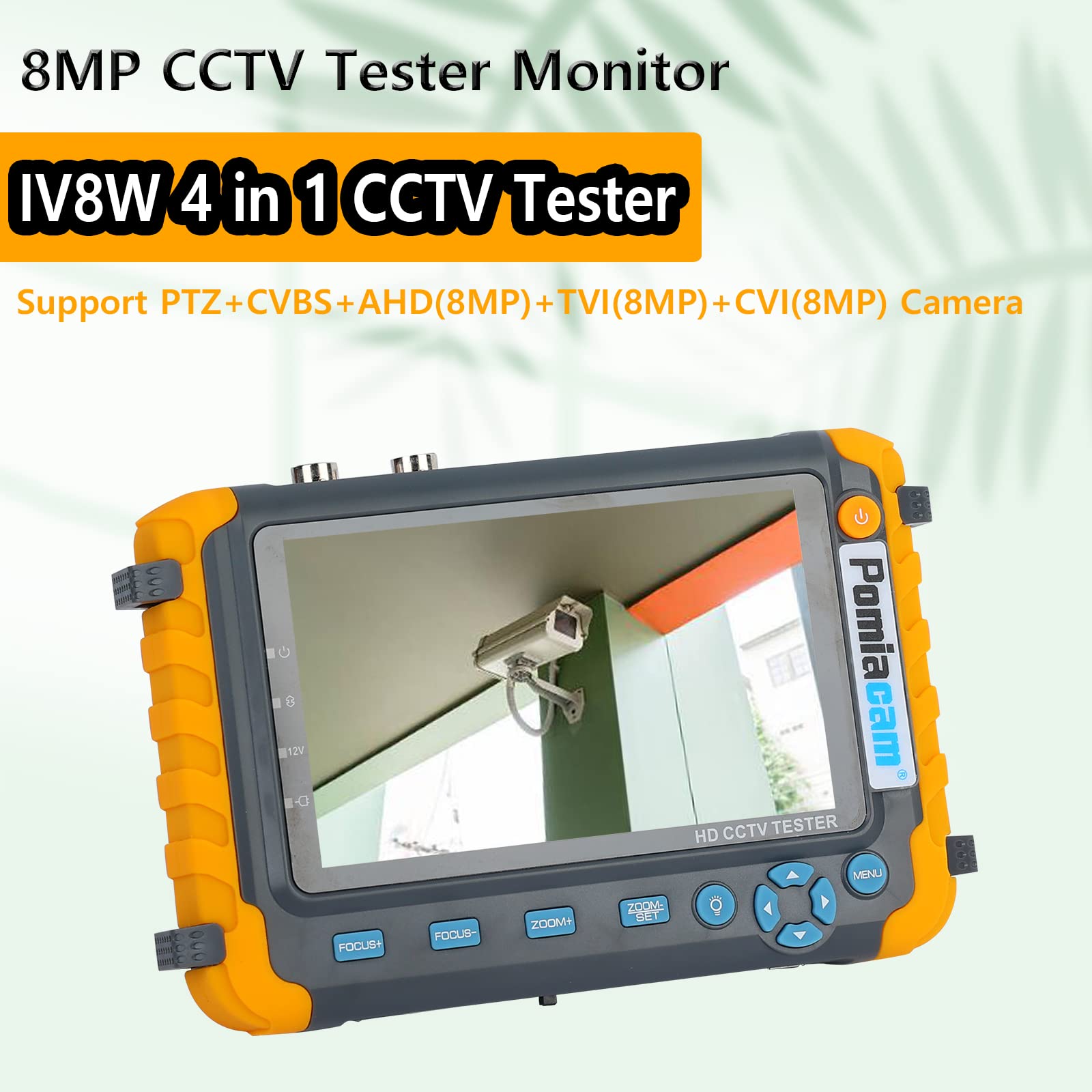 5 Inch 4 In 1 CCTV Monitor Tester, AHD/TVI/CVI/CVBS Coaxial Analog