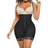 FeelinGirl Fajas Colombianas Shapewear for Women Post Surgery Compression Garment Tummy Control Shaper with Zipper Crotch