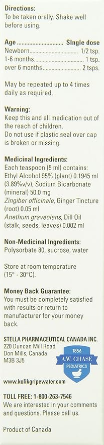 dr chase kolik gripe water