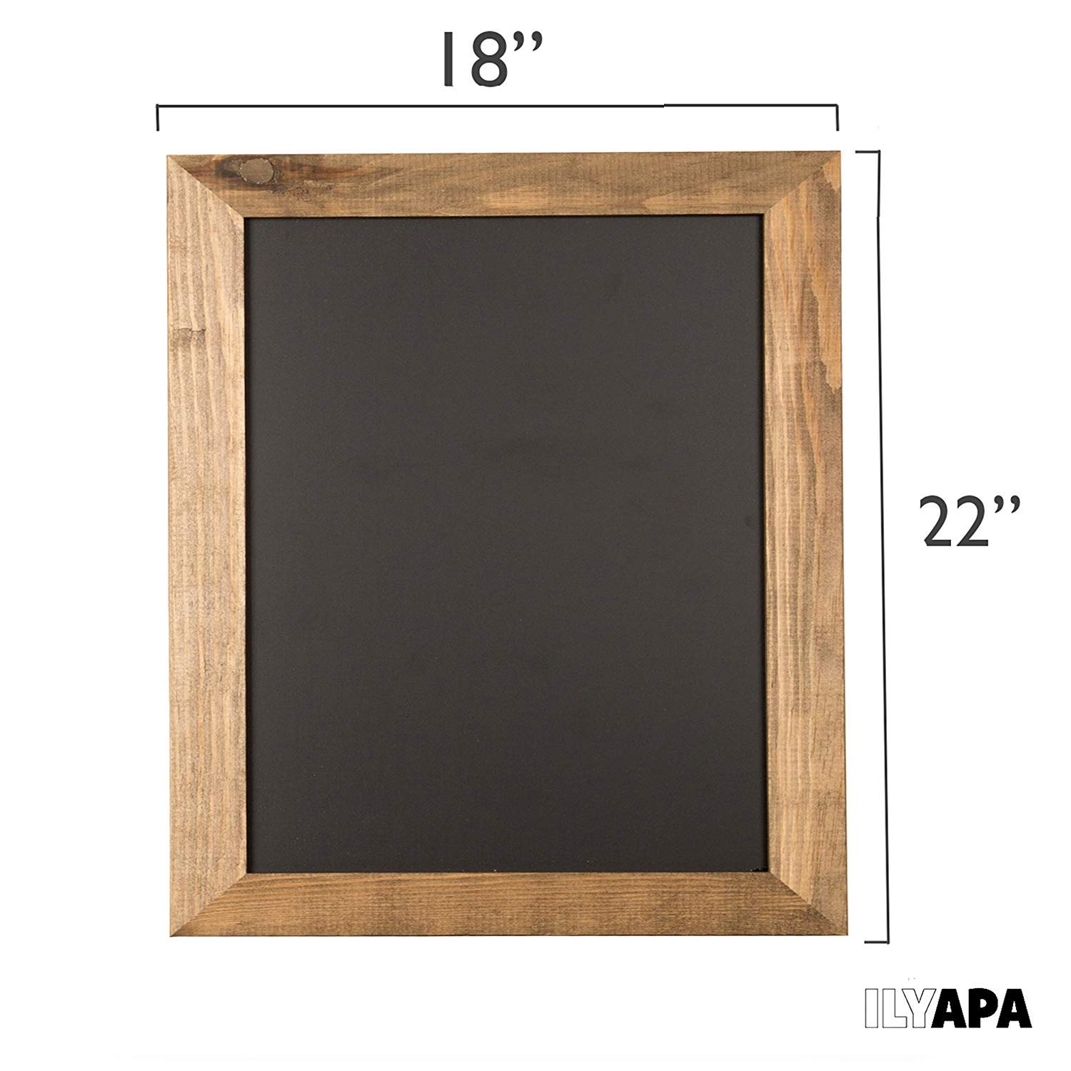 Amazon Com Ilyapa Rustic Wooden Magnetic Kitchen Chalkboard Sign