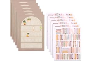 12pcs Bible Reading Tracker Stickers with Labels, Classic Bible Book Shelf Stickers for Christian & Books Lovers Gifts Study 