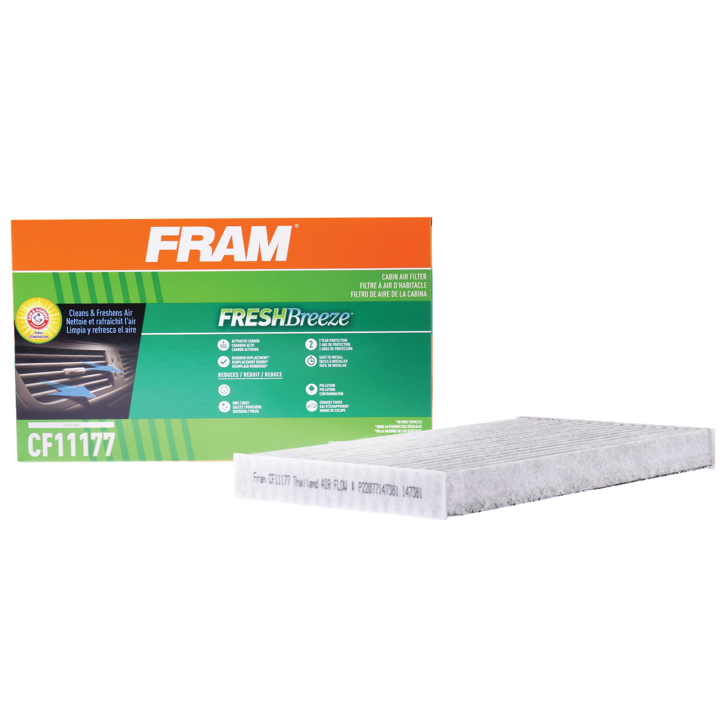 FRAM Fresh Breeze Cabin Air Filter Replacement for