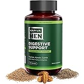 KAPIVA MEN Digestive Support Supplement with Triphala, Ajwain, Cumin, and Other Herbs and Vitamins, Supports Healthy Digestion and Gut Health, 60 Day Supply, 120 Capsules