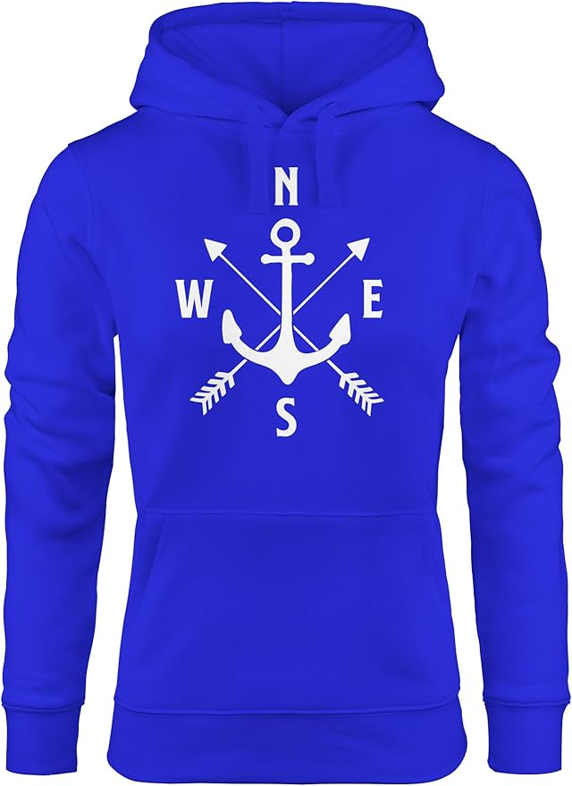 pullover mit kompass am arm