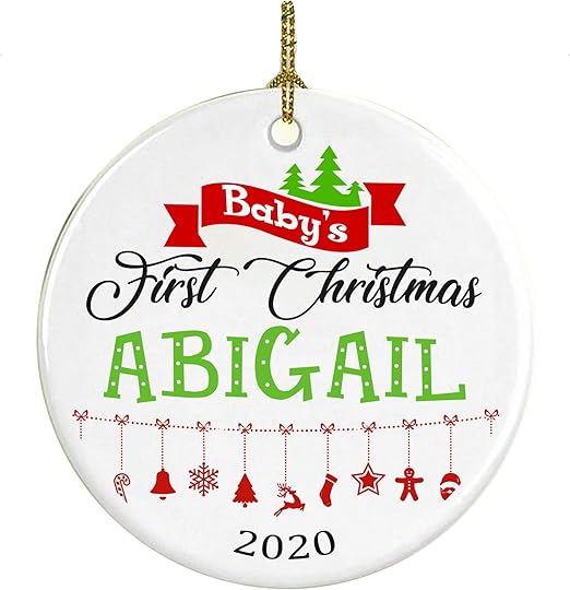 baby's first christmas ornaments 2018